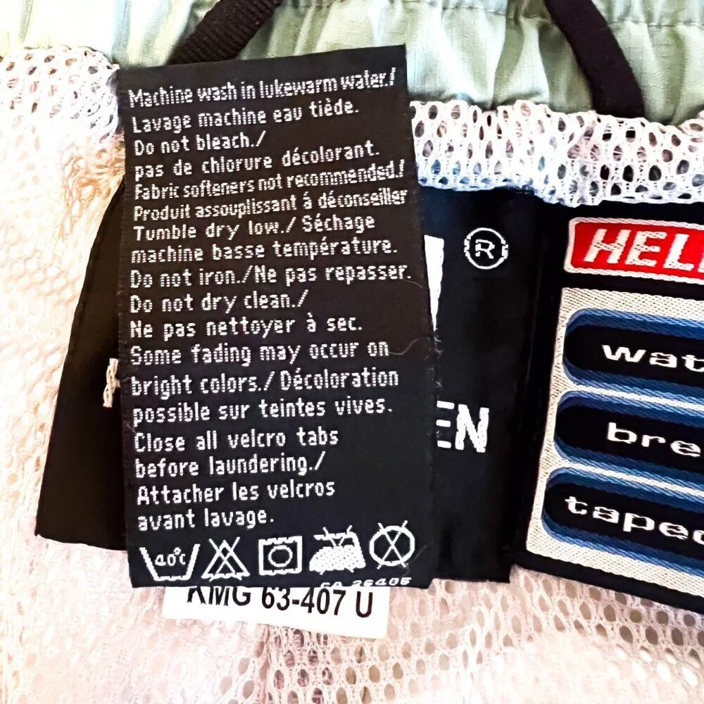 Helly Hansen Helly Tech Waterproof Full Side Zip Snow Ski Outdoor Pants